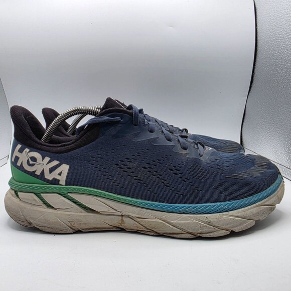 Hoka One One Mens Size 12 2E Blue Athletic Shoes Running Walking Comfort Casual - Picture 12 of 14